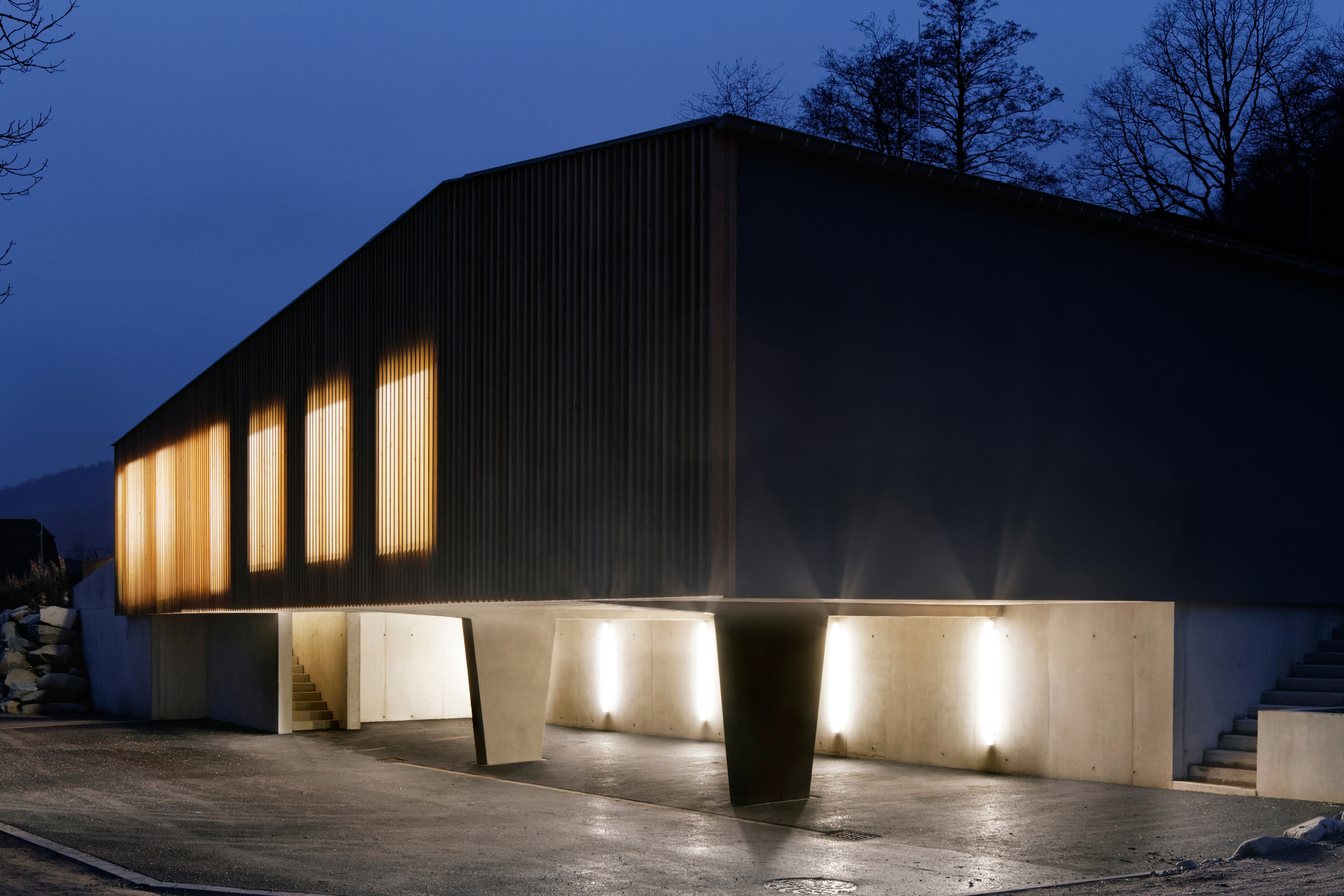 Metzeral 消防站 | 自然与功能完美融合-7