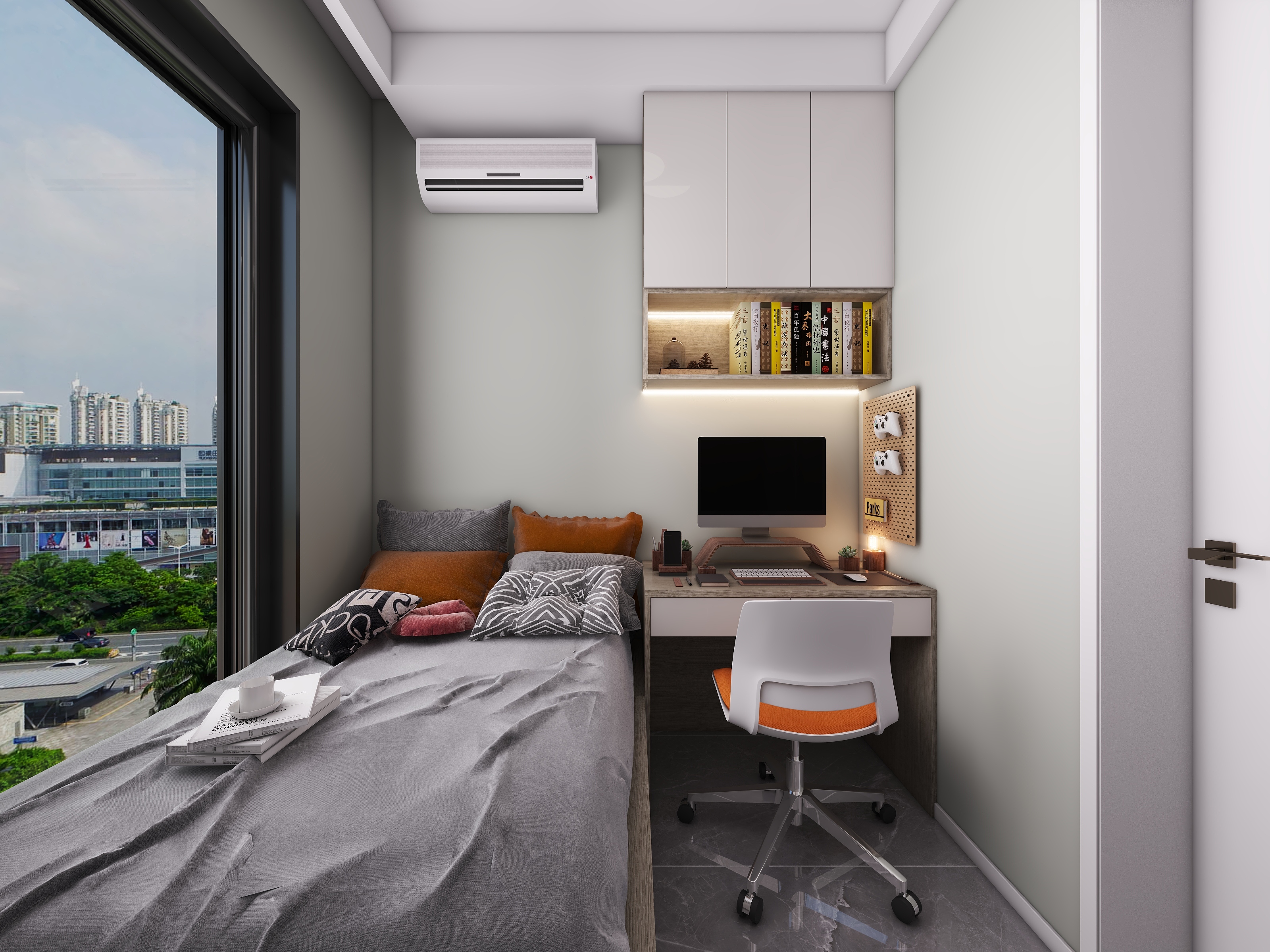 四川成都世家东部时空（93平方现代简约三居室）-30