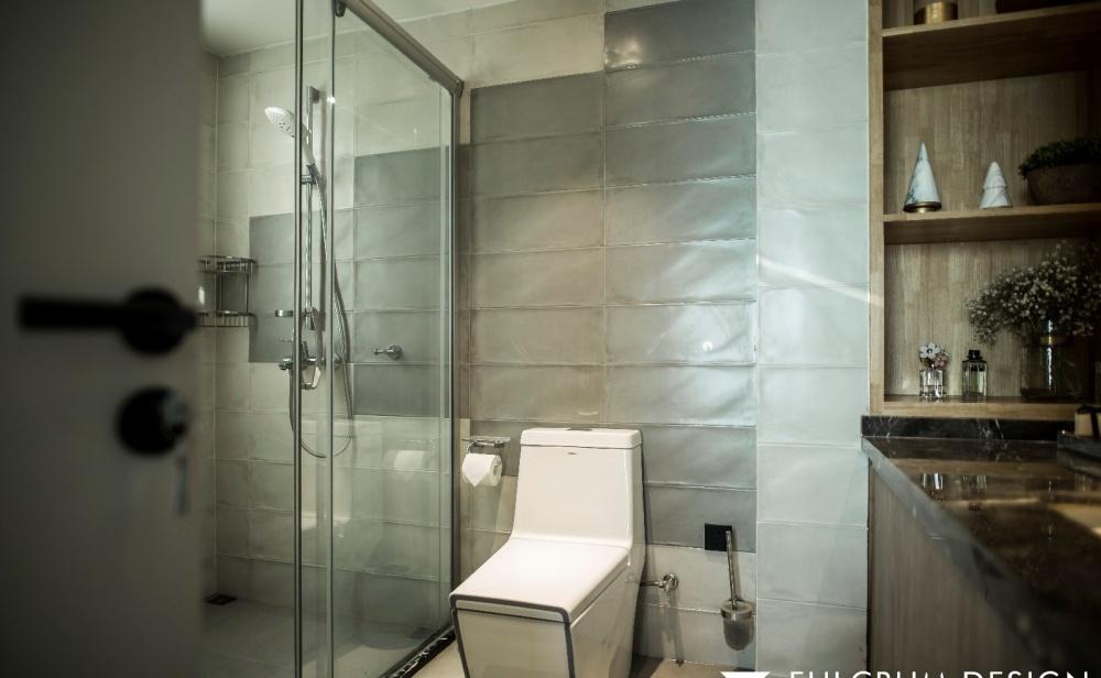 90 后小姐姐的现代独居空间 | 拆墙扩景,主卧套房,黑白书房-46