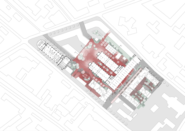 改造“Красное знамя”纺织厂为多功能综合体及庭院规划丨Липгарт Архитектс,ХВОЯ-30