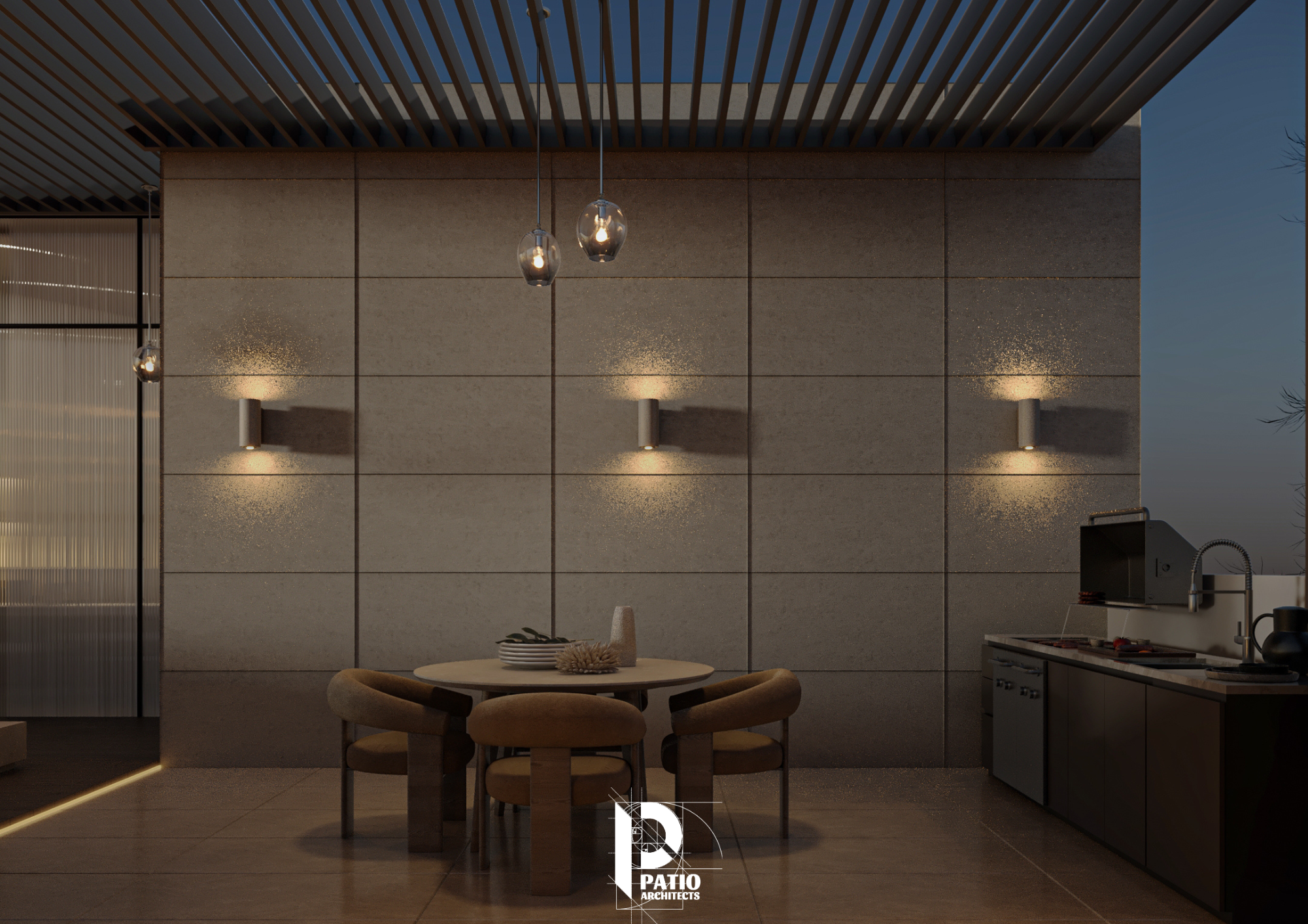 优雅的卢·奢华屋顶生活空间丨阿联酋艾因丨Patio Architects L.L.C-13