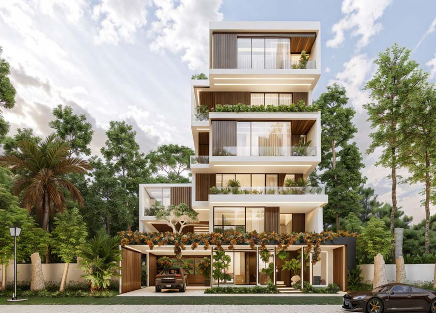 25+ 6层街屋设计案例集丨NEOHouse JSC-15