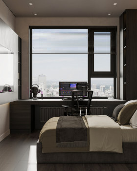 ЖК "Символ"公寓卧室项目