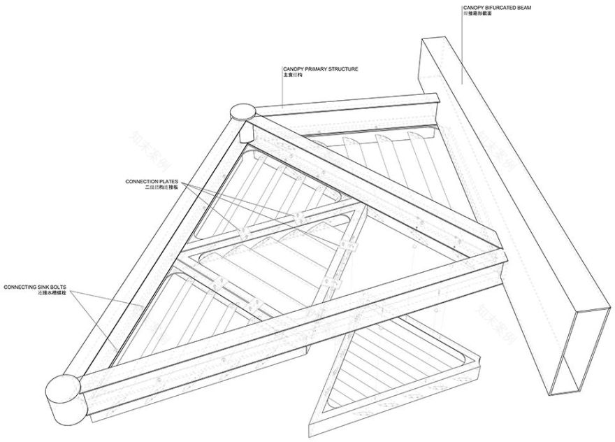 空灵无锡太湖剧院 | 竹海抽象,白柱金顶,智能算法优化结构-97