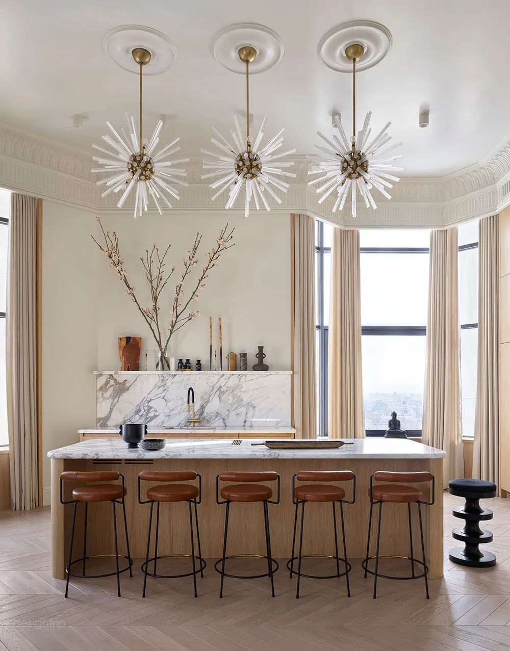 俄罗斯轻奢法式公寓设计丨俄罗斯莫斯科丨Katerina Lashmanova 设计工作室-15