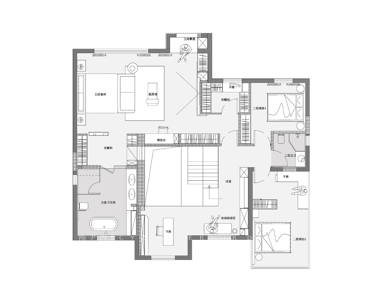 意式轻奢现代别墅设计丨中国上海-46