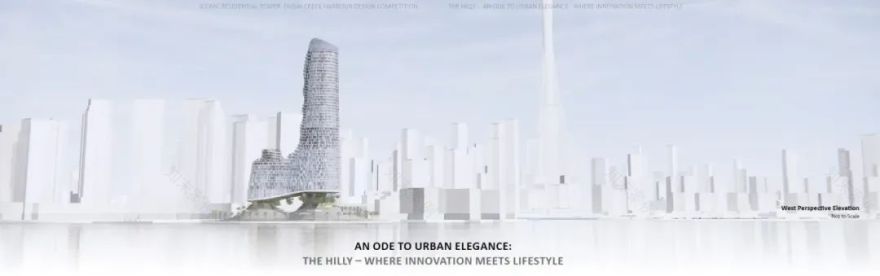 “丘陵”上的塔楼:迪拜河港摩天住宅丨阿联酋迪拜丨TheeAe Architects-14