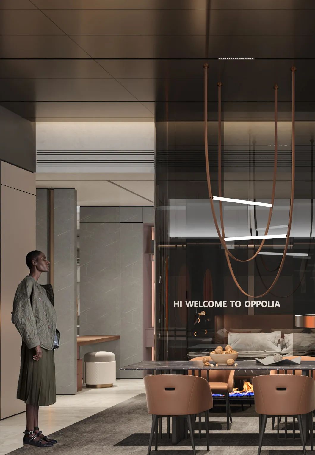 欧派集团·欧铂丽南区总部展厅丨中国广州丨壹席设计-21