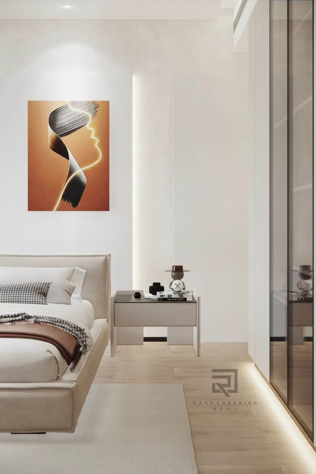 嘉陵江天 · 220㎡天际大平层的阔景设计与生活品味丨中国渝北丨澹然团队,橙色软装-45