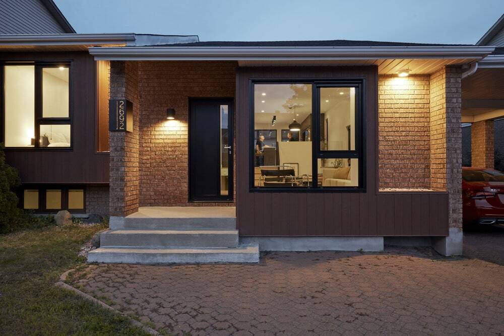 1980年代错层式房屋的全面室内翻新丨加拿大丨DESK architectes-40