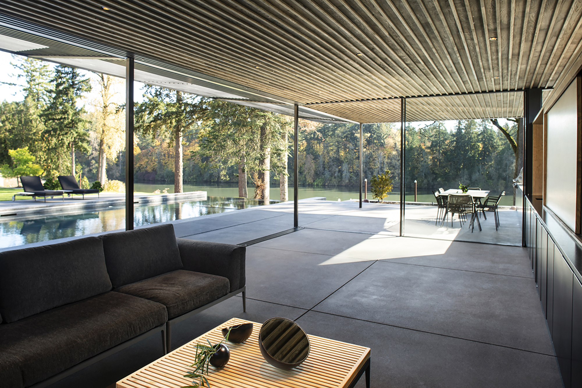 威拉米特泳池房丨美国俄勒冈丨Fieldwork Design and Architecture-24