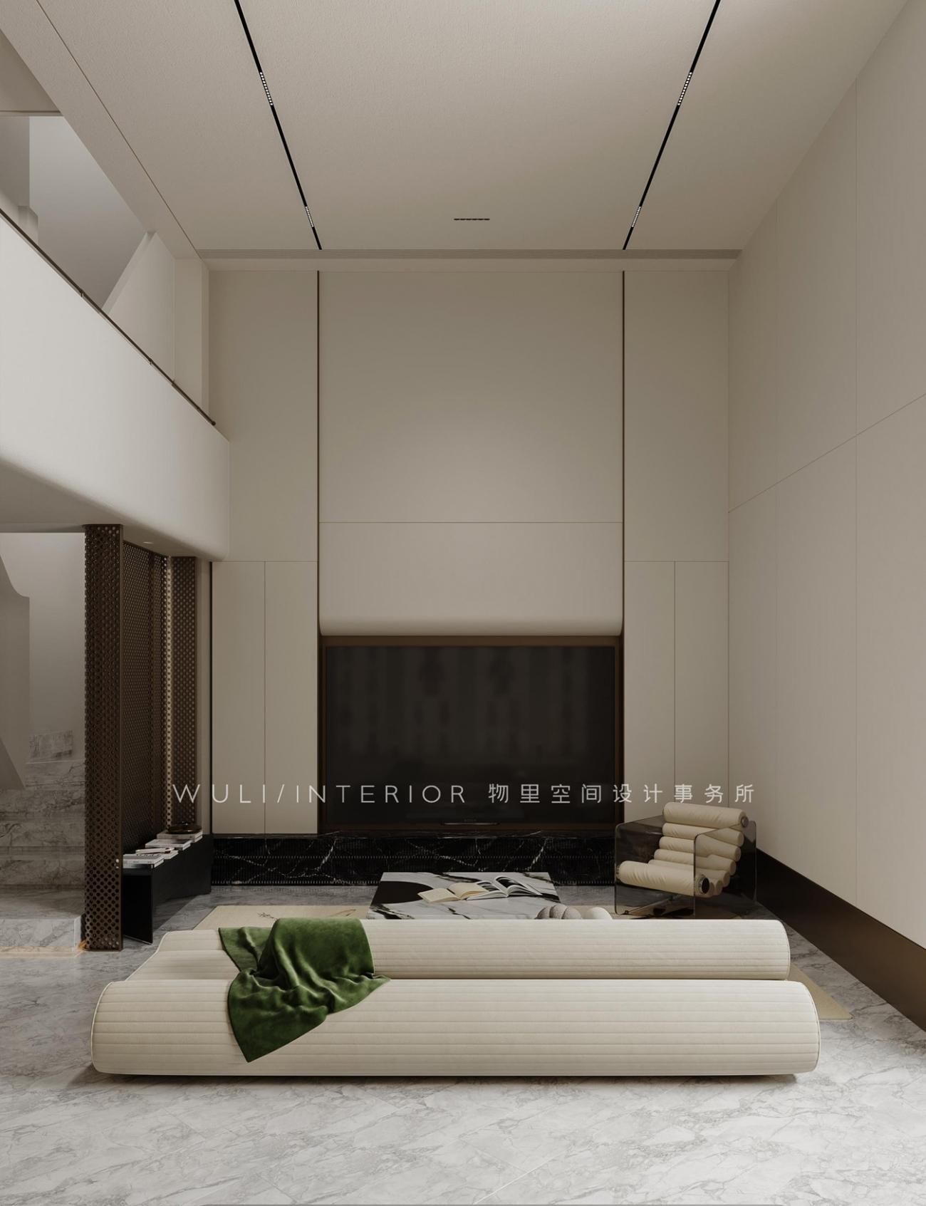 魔都大气摩登范儿排屋别墅设计丨物里设计-9