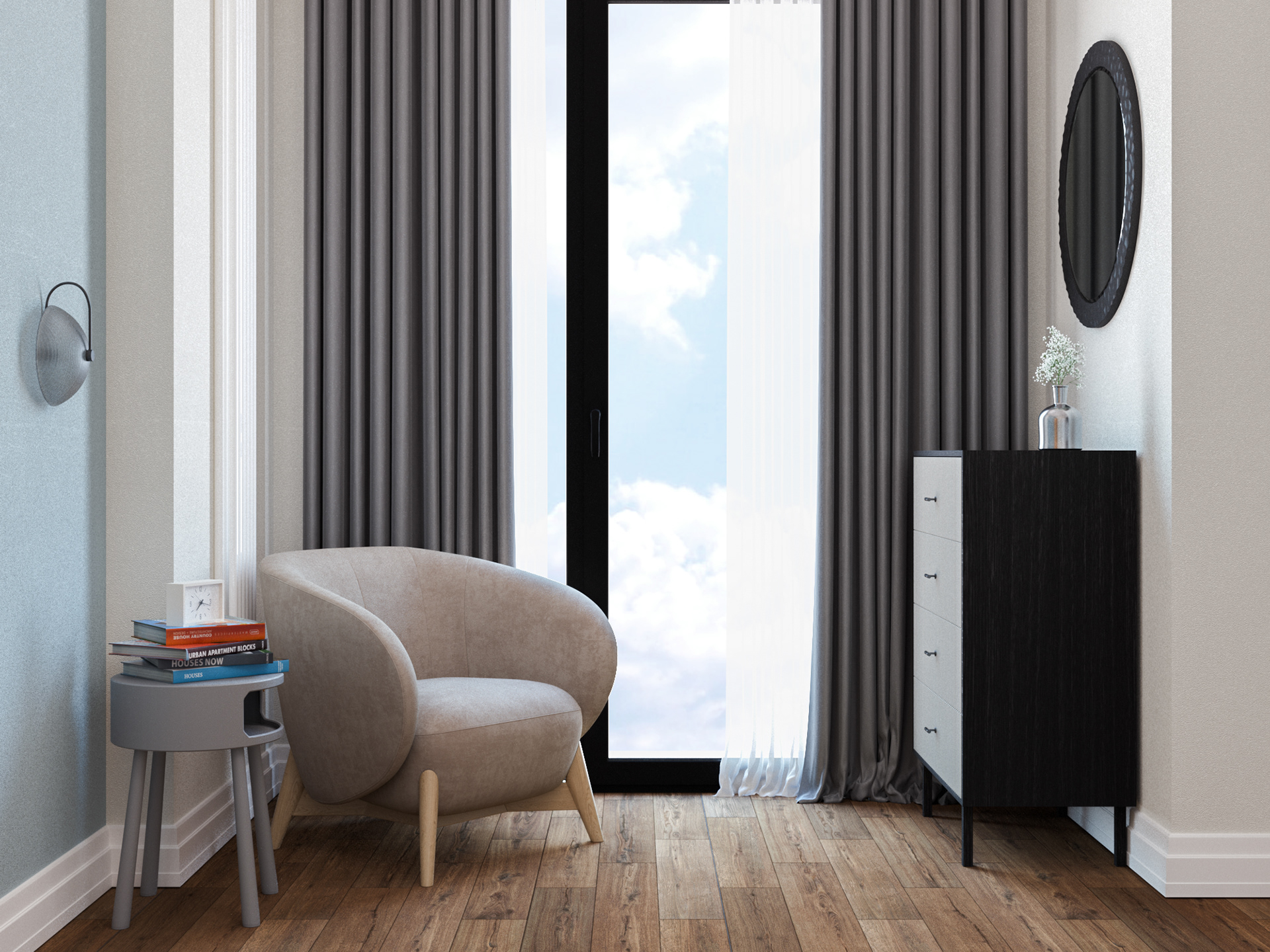 Визуализация квартиры 101,5м². Дизайн Carmine Home-15