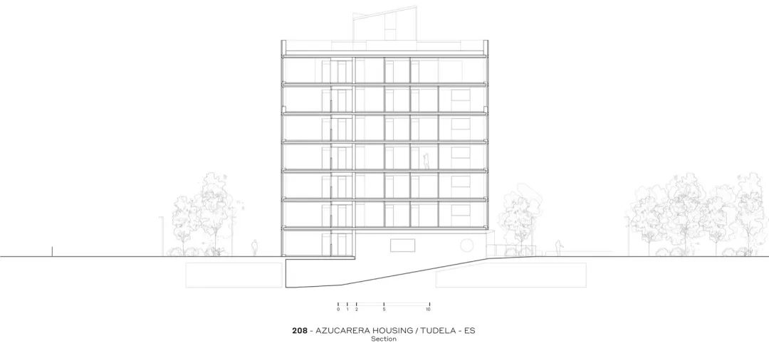 AZUCARERA公寓楼：回应地景的零能耗集体住宅-64