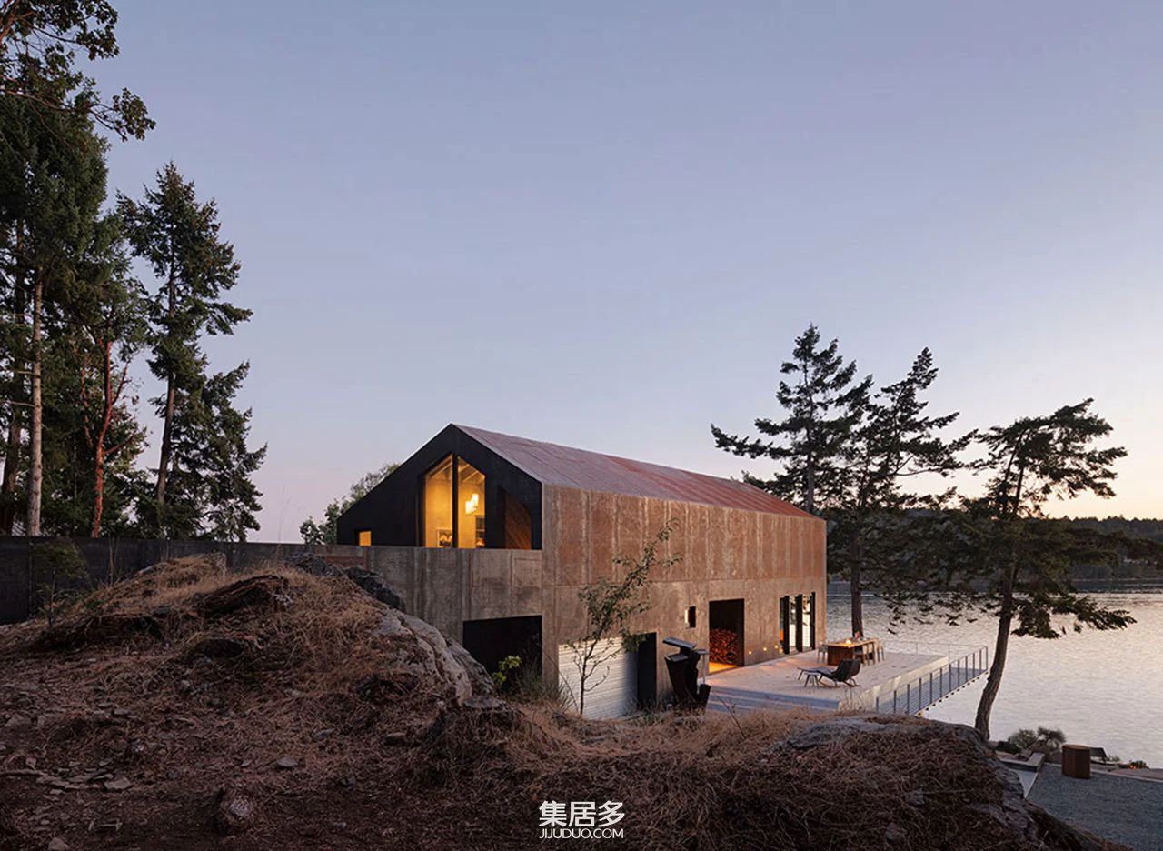 加拿大湖边惊艳的现代住宅丨M 安全建筑工作室-22