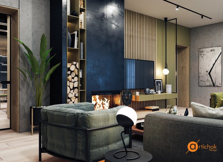 Загородный дом в сосновом бору - Art-i-chok-35