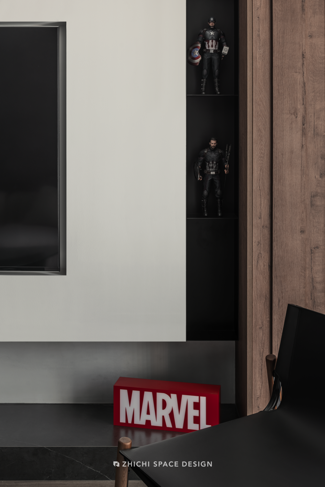 《哈利波特》粉丝的魔法之家 · 现代简约设计中的个性收藏空间丨武汉咫尺空间设计-24