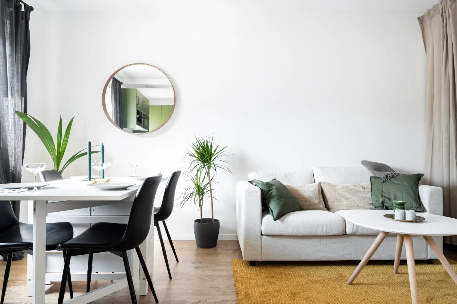 瑞典 26m2 绿色时尚工作室-10