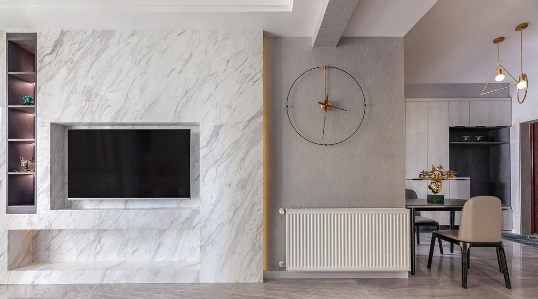 三舍设计丨平层丨新家这样の装，才够腔调！-6