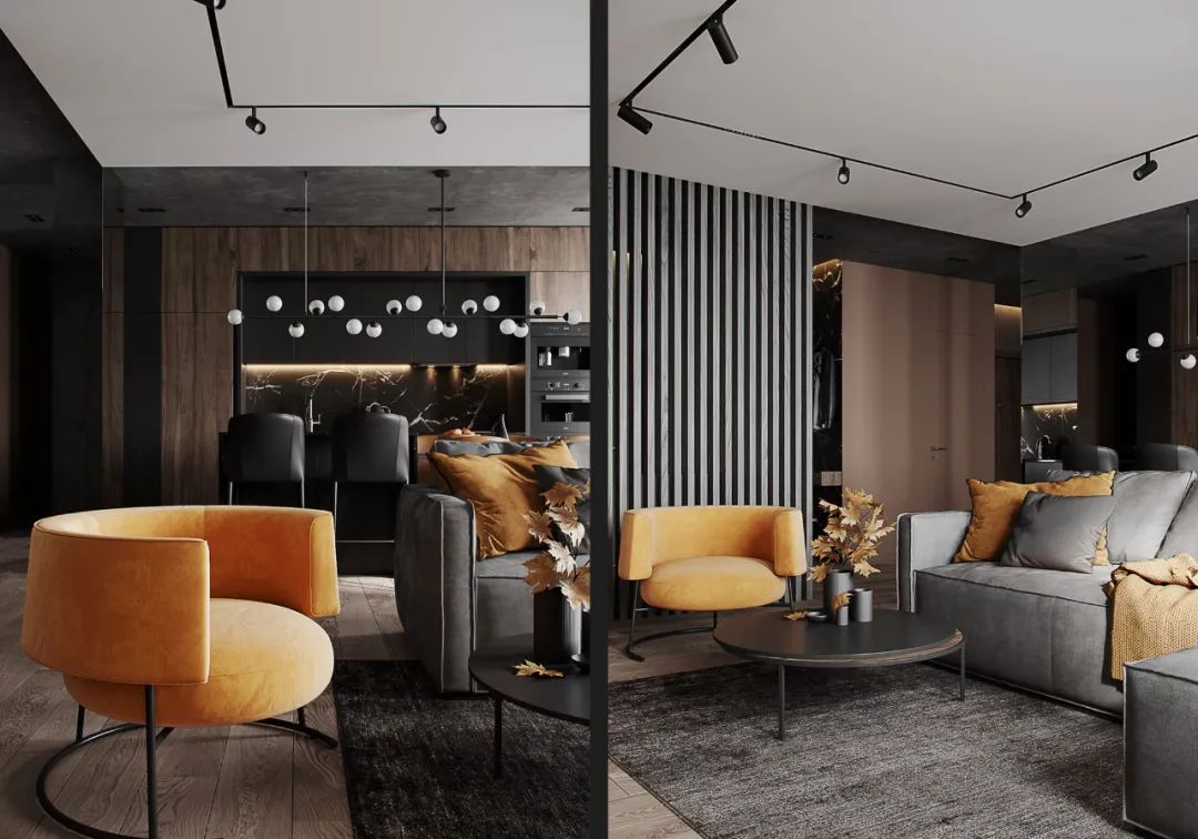 Top Case/小户型怎么装修更高级？原木高级灰，无可挑剔的美-17