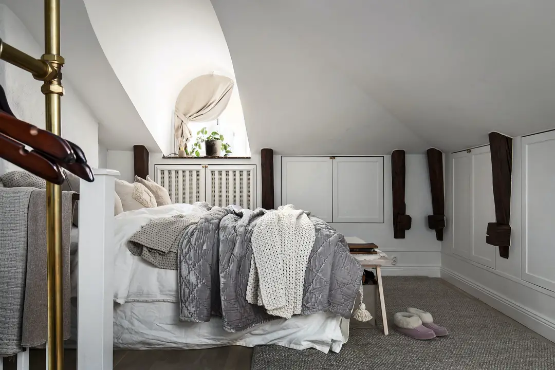 斯德哥尔摩 61m2 复古小镇屋，完美融合现代生活与古典魅力-13