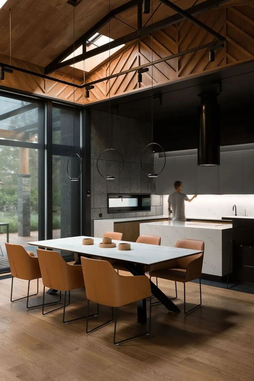 乌克兰 150㎡日式极简别墅丨Denis Rakaev-23