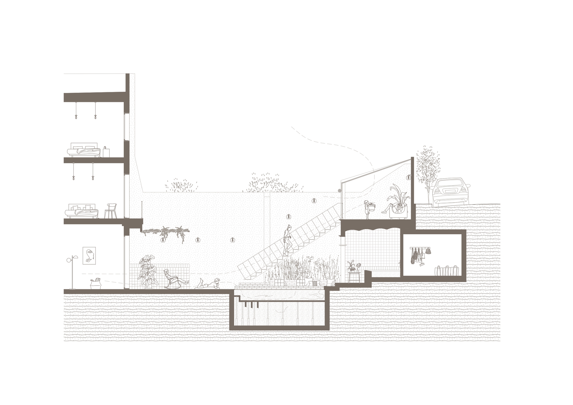 现代主义庭院翻新丨SpainBarcelona-21