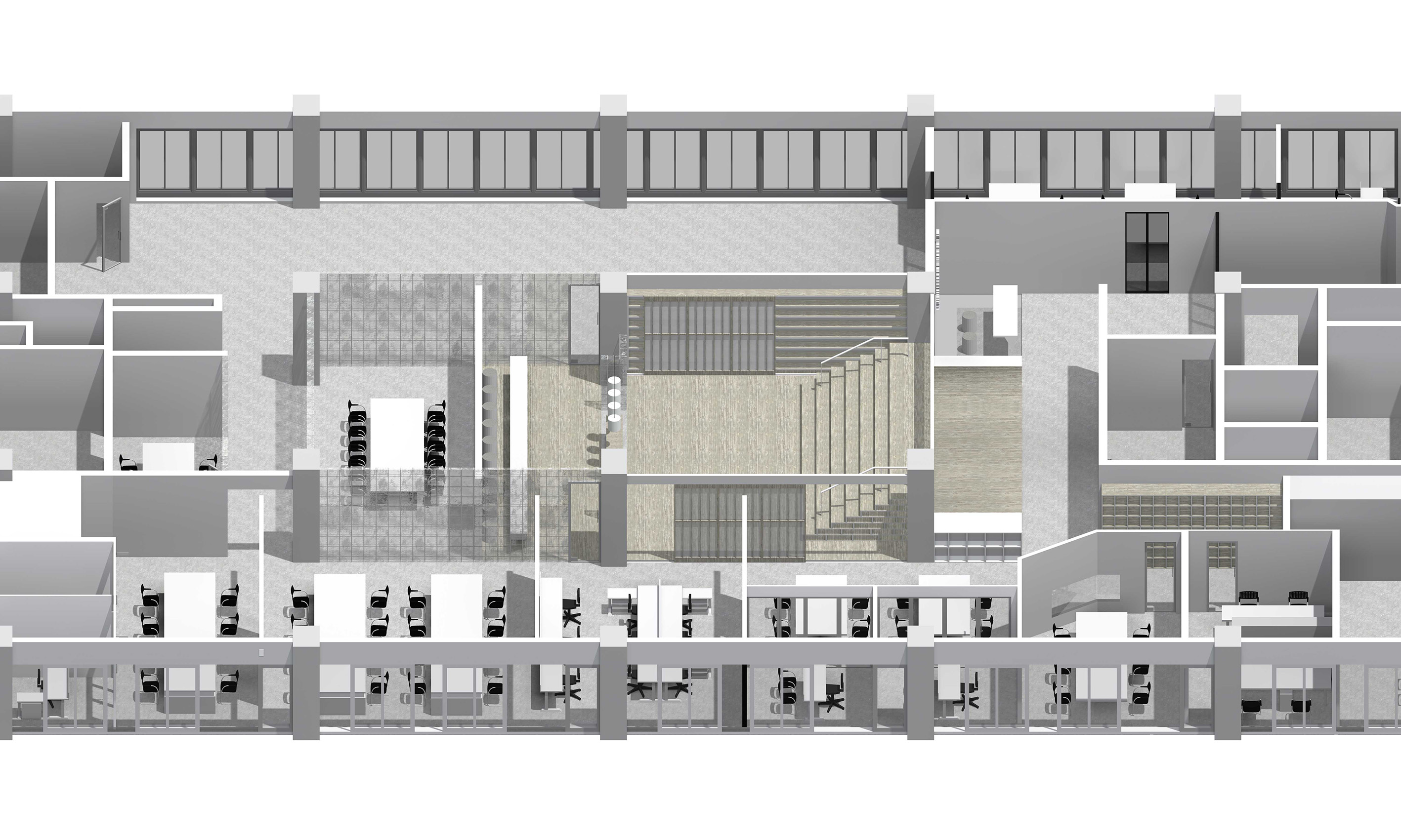 郦文曦建筑事务所打造的游戏公司办公室空间设计-64