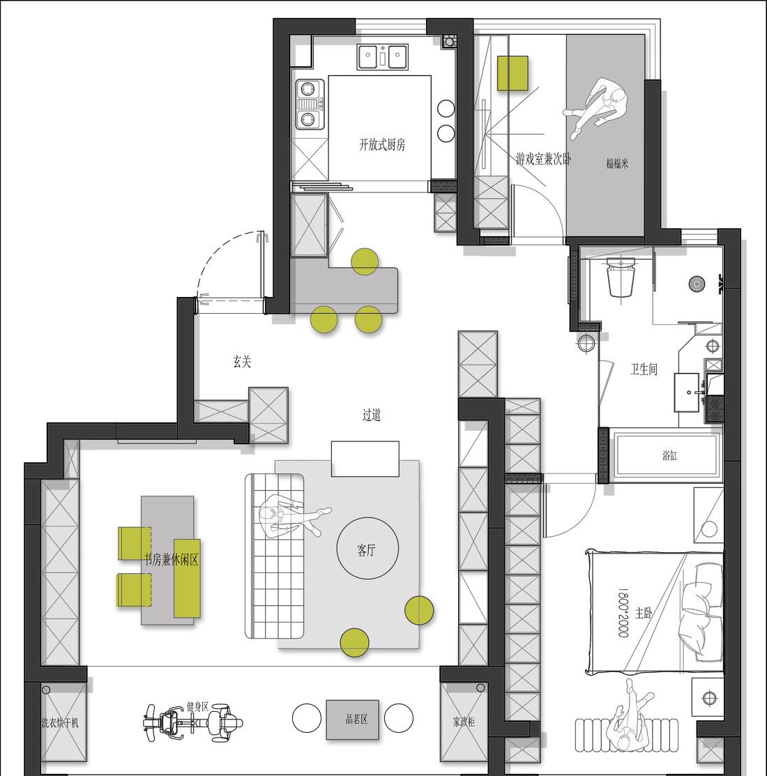 暗黑系精装房 · 现代简约的优雅与神秘-61