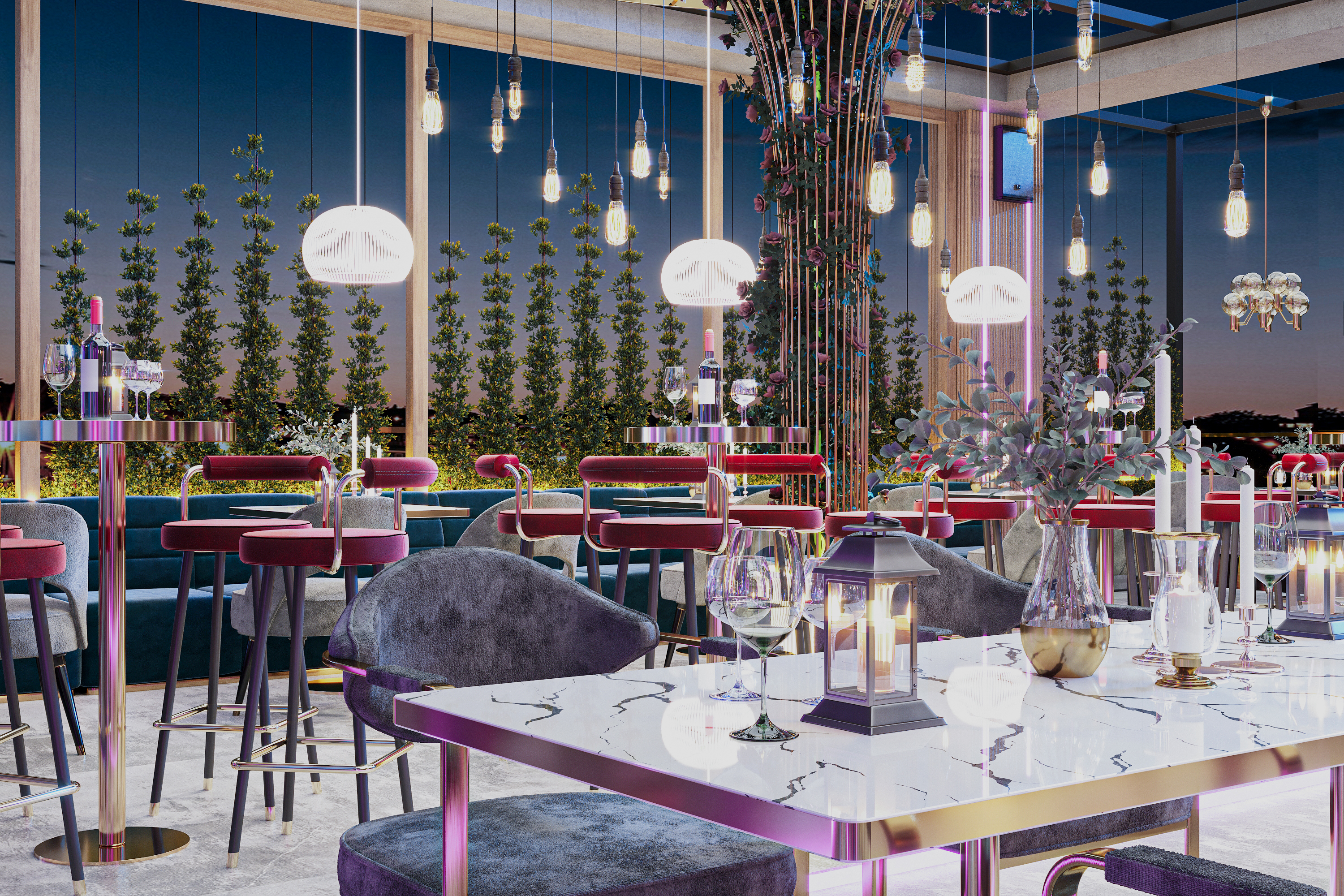 休息室设计丨沙特阿拉伯丨Arch. Eman-12