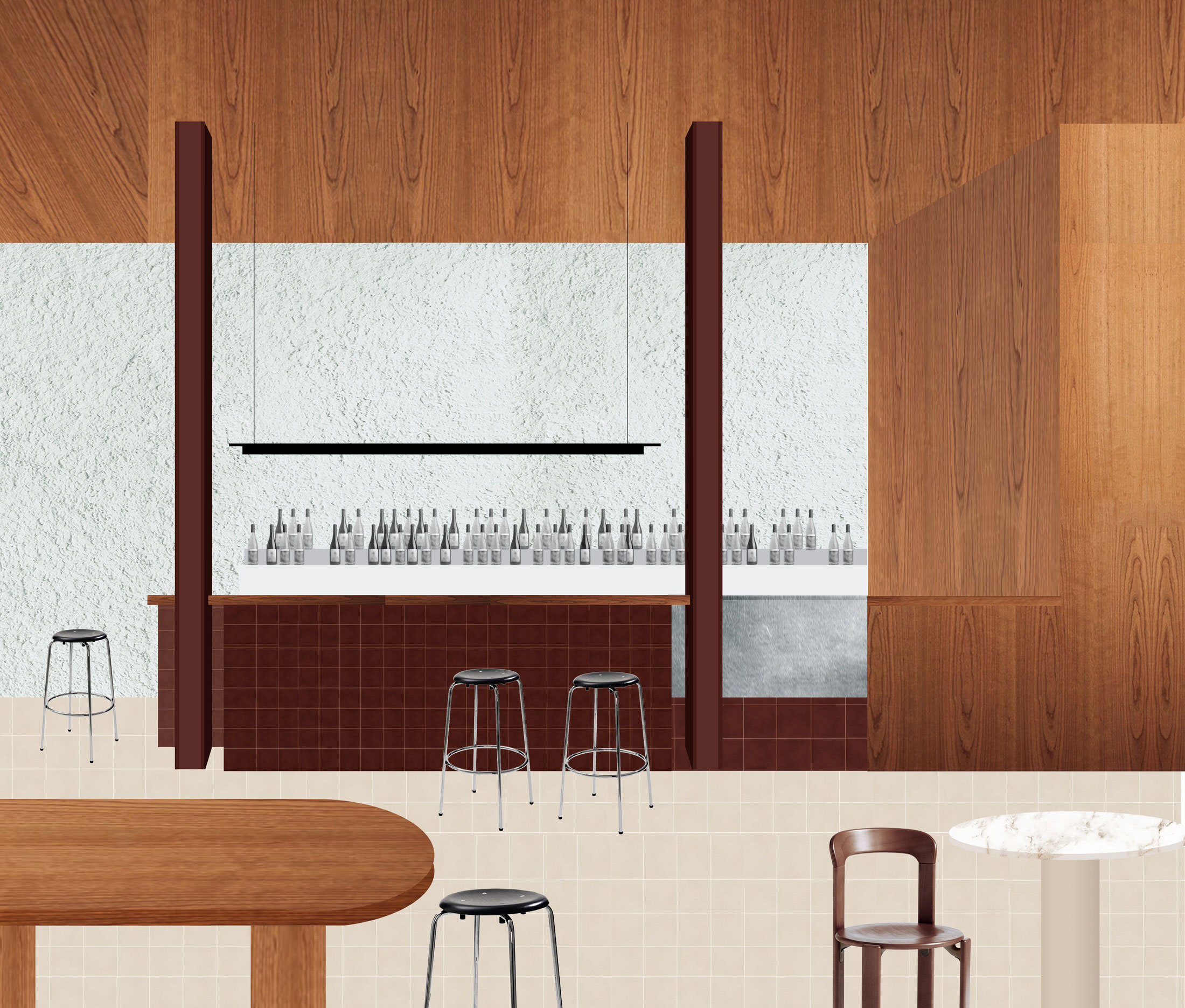 Llama Inn 餐厅丨西班牙马德里丨Plantea Estudio-41