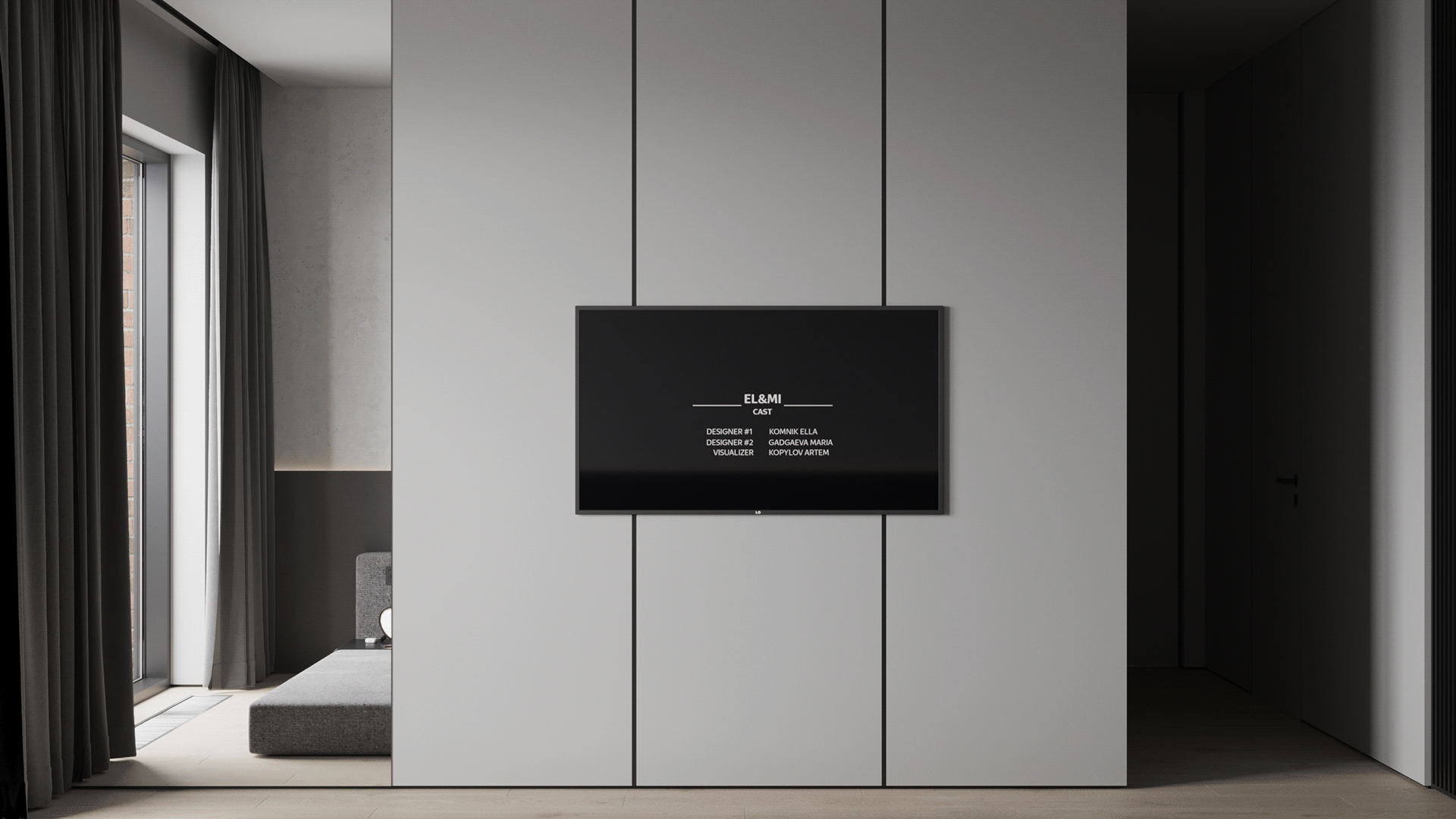 高级灰色系小空间公寓-16