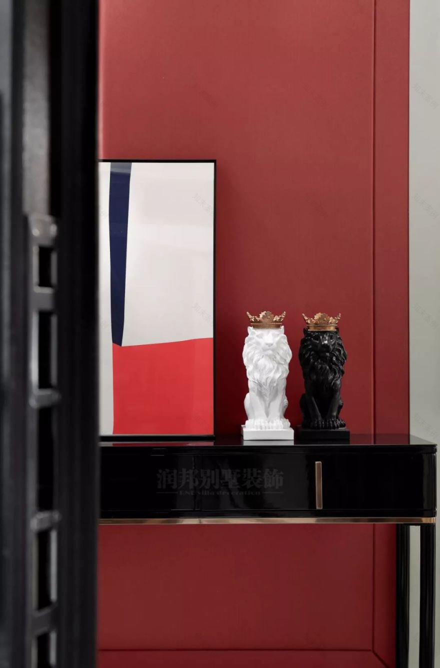 薛杨团队打造无锡 480㎡轻奢别墅,诠释现代生活美学-3