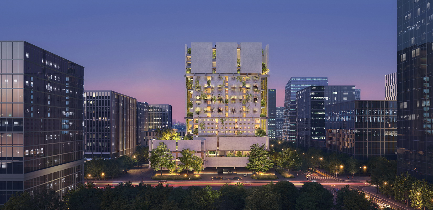 金明书院丨中国商丘丨水平线设计-14