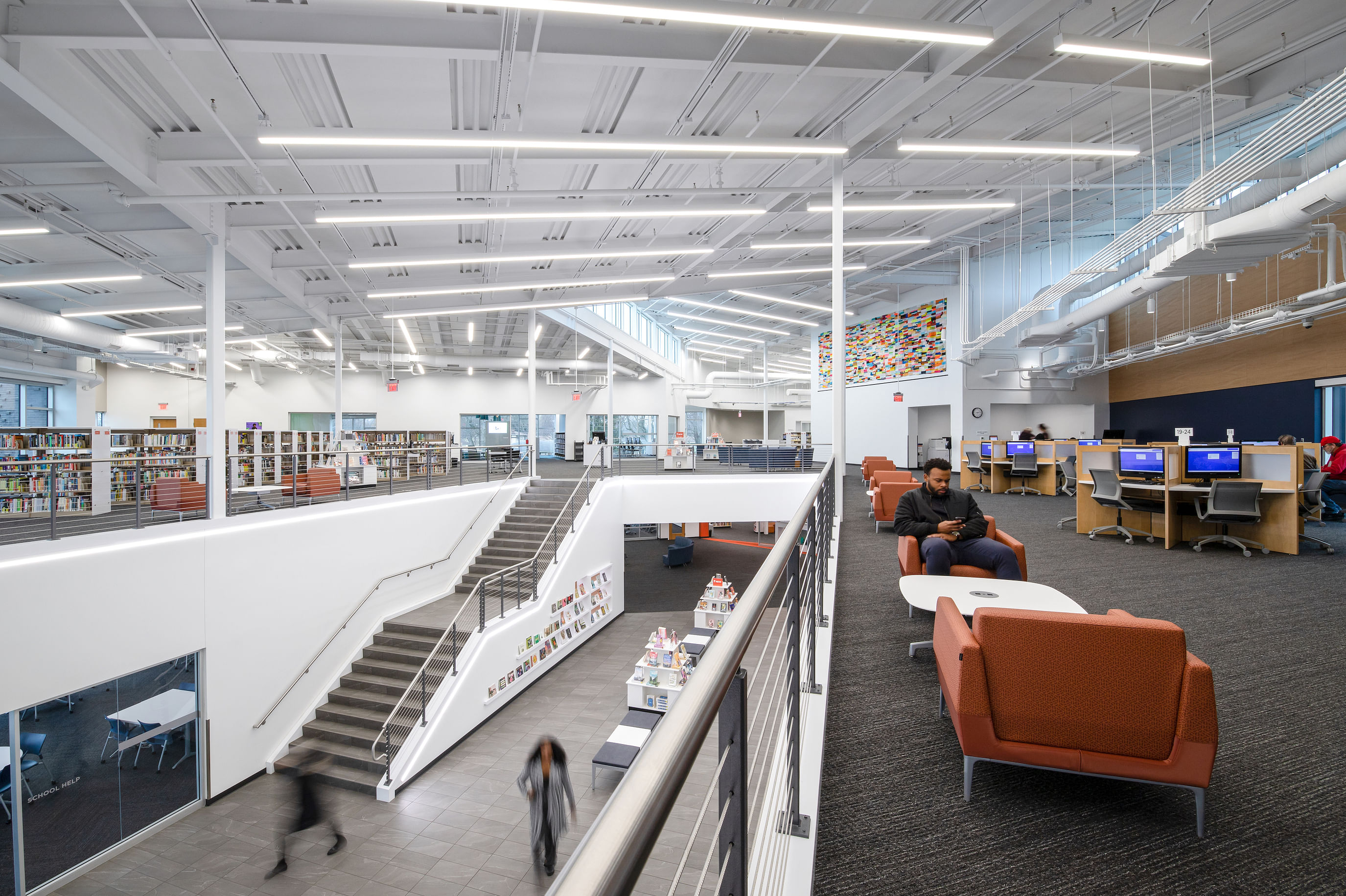 哥伦布大都会图书馆卡尔路分馆丨美国哥伦布丨Moody Nolan-45