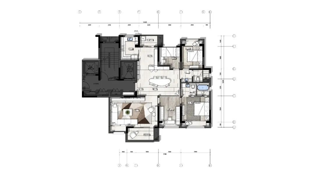 成都电建地产·长运东安D户型样板间丨中国成都丨朴悦设计-49