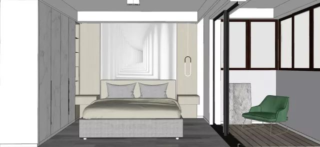 漾辰夏作品 | 淮安 108 平米现代风格空间设计-42