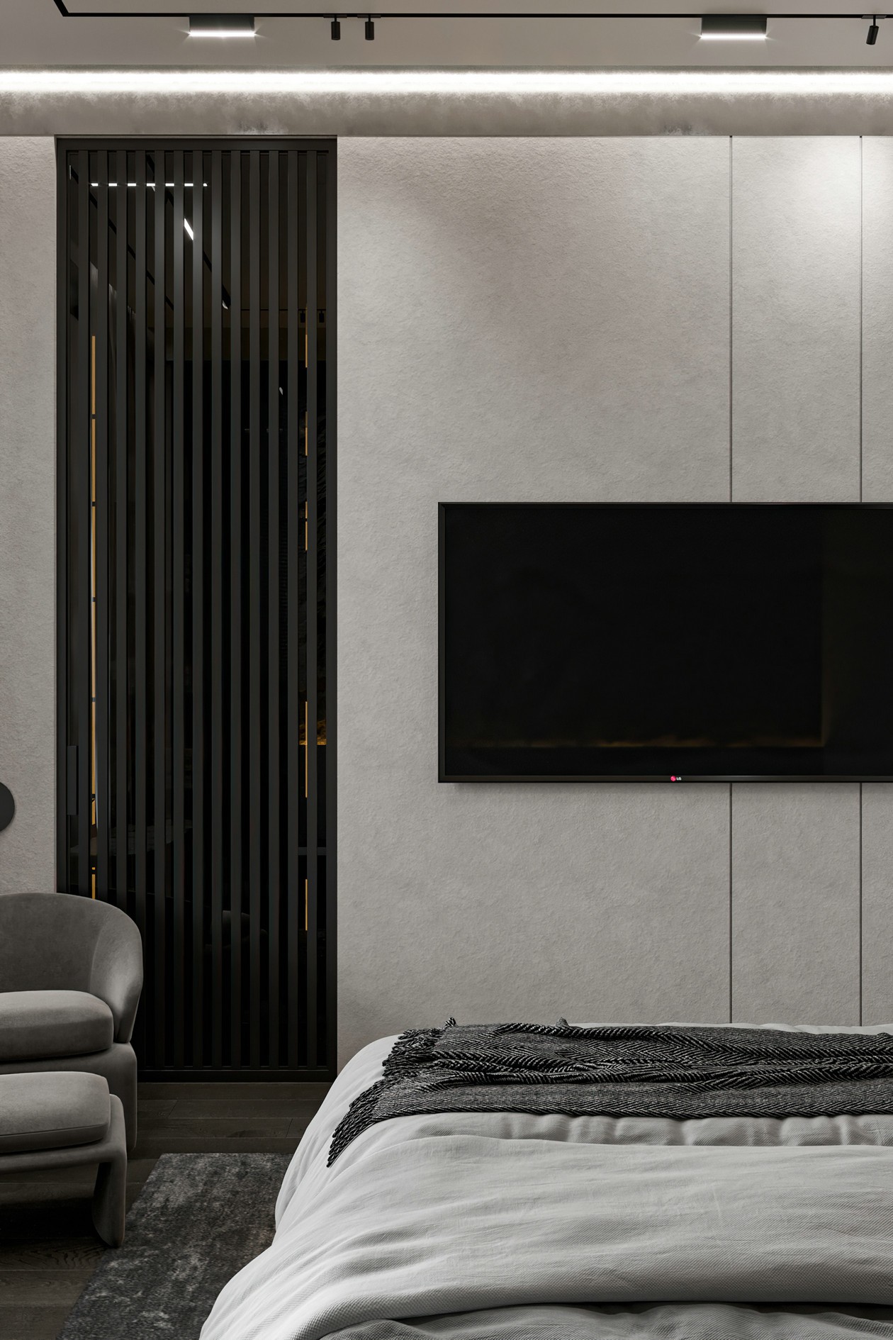 高级灰色系公寓设计-8