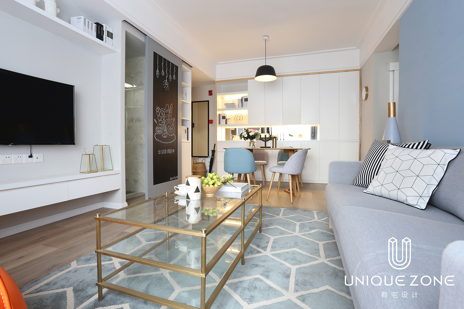 《晚风》舒适宅设计 | 格局优化，色彩搭配，储物空间-10