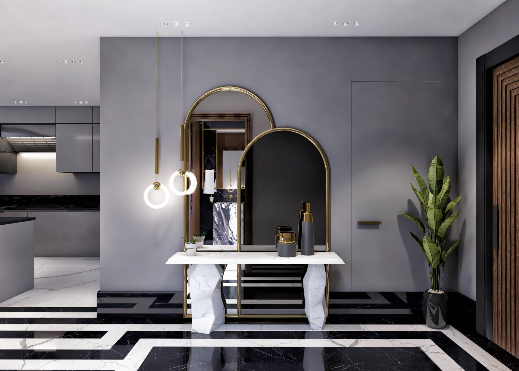 Luxury villa reception-Hydepark-1