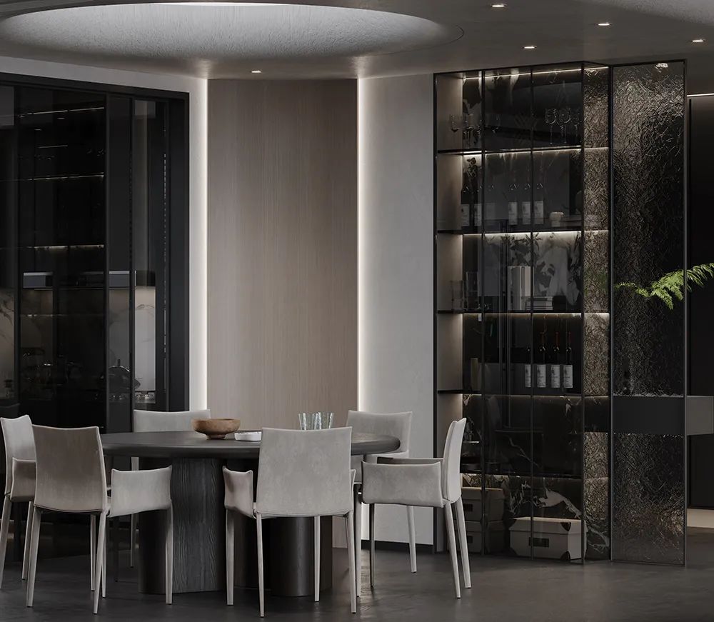 盛德世家 190㎡现代简约风丨峰上名宅装饰设计-16