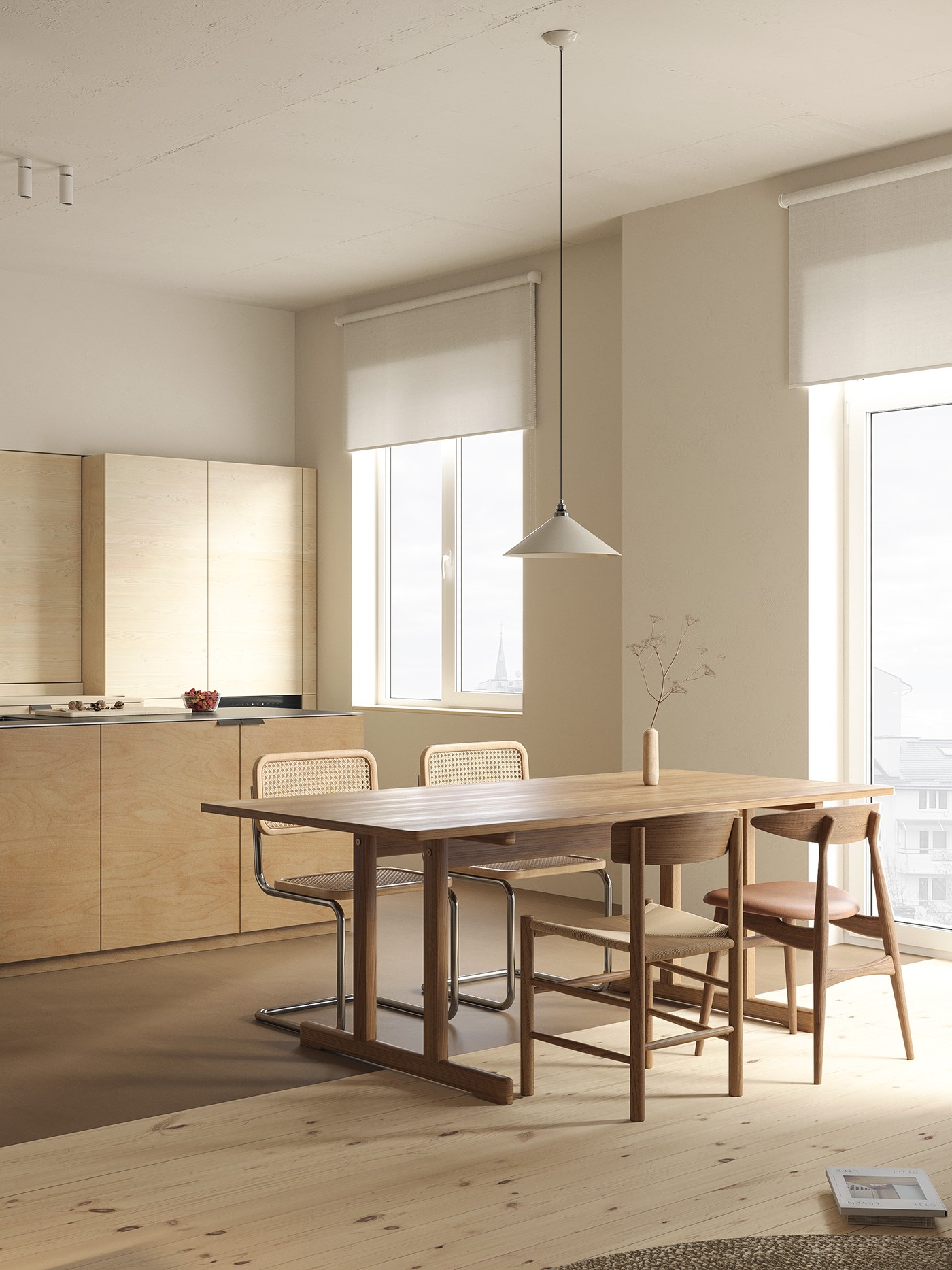 乌克兰极简风住宅设计 超有设计感！-3