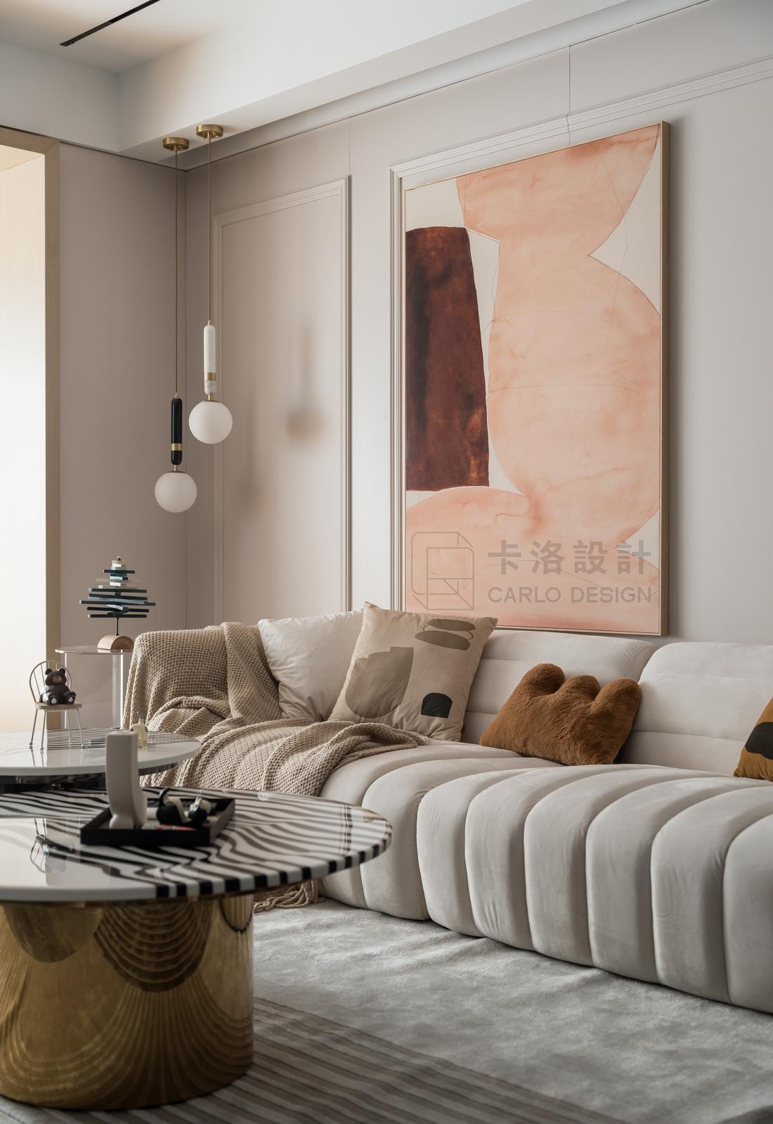 现代奢宅轻调 · 狭长户型的妙手改造-38