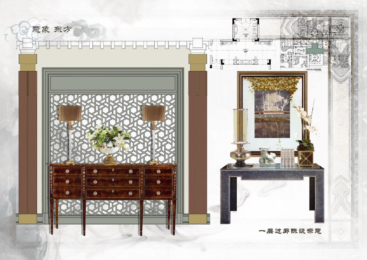 新中式大宅概念陈设配饰设计方案ddx-28
