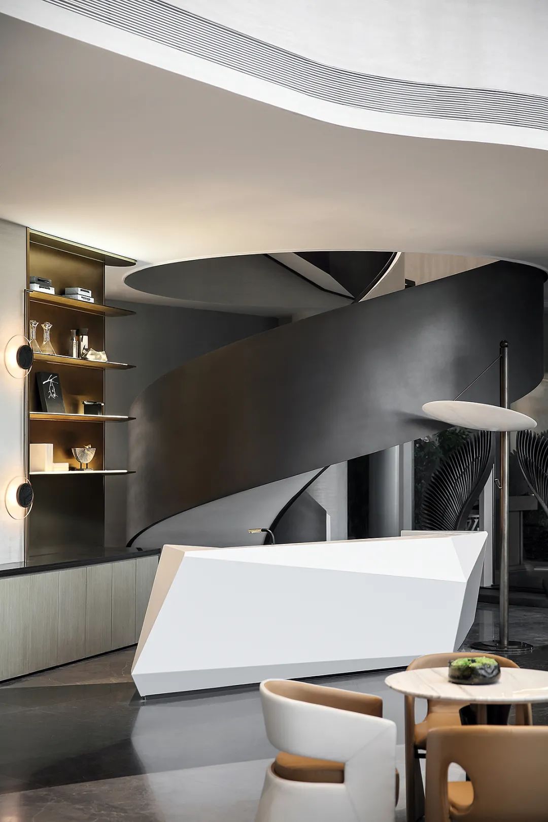 银川中梁印营销中心 | 宇宙星辰下的刚柔并济空间-31