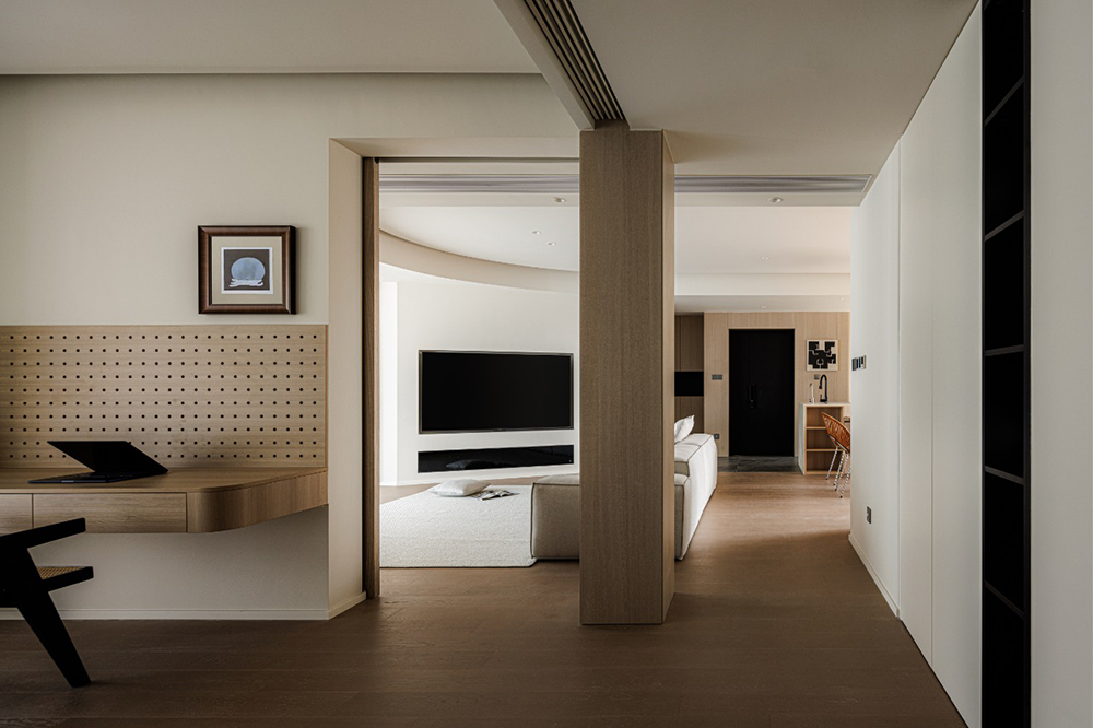 简约原木风:自由无界的理想家丨予上设计-12