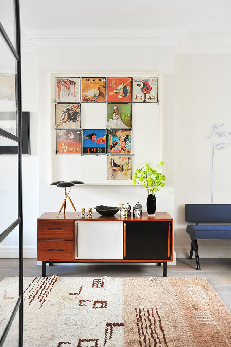 伦敦彩色家庭住宅，混搭风格演绎活力空间-14