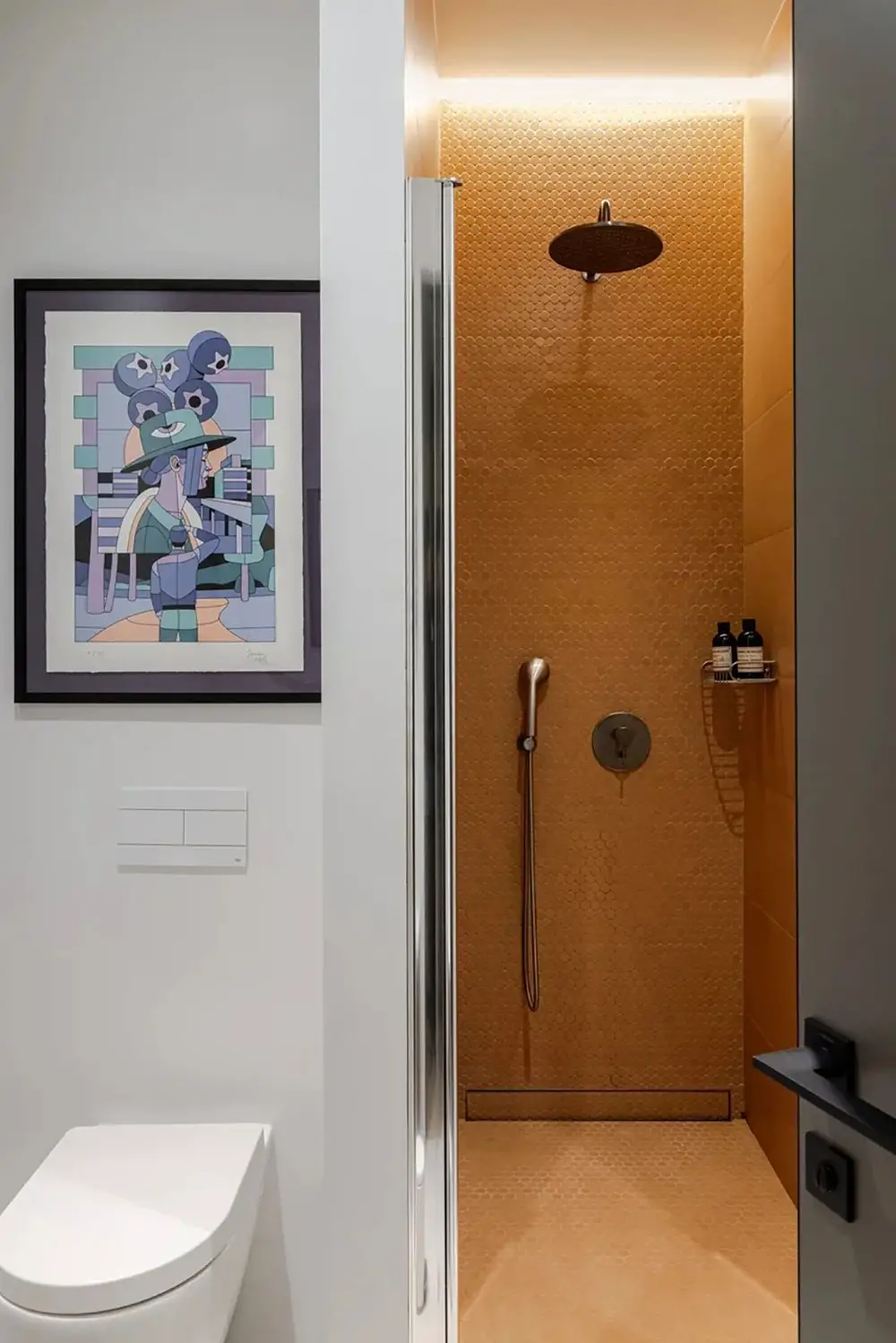 独特绿角厨房,打破平凡的现代设计公寓-11