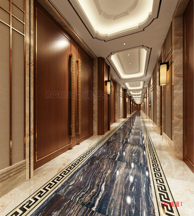 新中式风格开元禧悦酒店设计丨中国眉山丨四川眉山帝豪 ACAD 设计事务所-18