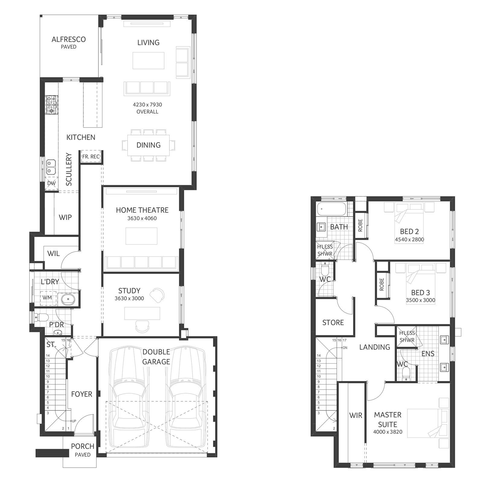 Grantham | Hamptons - 3 Bedroom 2 Bathroom Double Design by Plunkett Homes-47